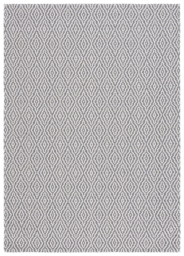 Safavieh Martha Stewart Cotton Area Rug: Elegant Geometric Design For Timeless Home Decor And Comfort Grey ,Ivory 100% Cotton Msr484f-4