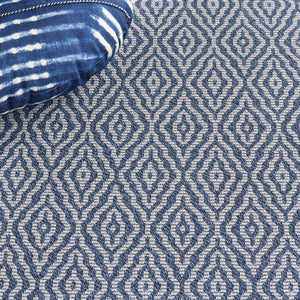 Safavieh Martha Stewart Cotton Area Rug: Elegant Geometric Design For Timeless Home Decor And Comfort Navy ,Light Grey 100% Cotton Msr484n-9