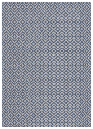 Safavieh Martha Stewart Cotton Area Rug: Elegant Geometric Design For Timeless Home Decor And Comfort Navy ,Light Grey 100% Cotton Msr484n-9