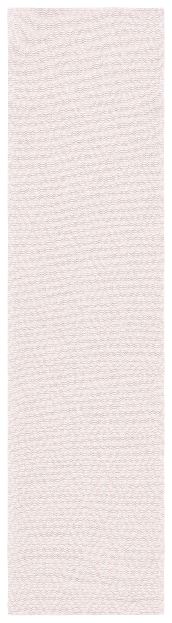 Safavieh Martha Stewart Cotton Area Rug: Elegant Geometric Design For Timeless Home Decor And Comfort Pink ,Ivory 100% Cotton Msr484u-28