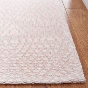 Safavieh Martha Stewart Cotton Area Rug: Elegant Geometric Design For Timeless Home Decor And Comfort Pink ,Ivory 100% Cotton Msr484u-28