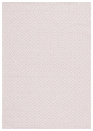 Safavieh Martha Stewart Cotton Area Rug: Elegant Geometric Design For Timeless Home Decor And Comfort Pink ,Ivory 100% Cotton Msr484u-28