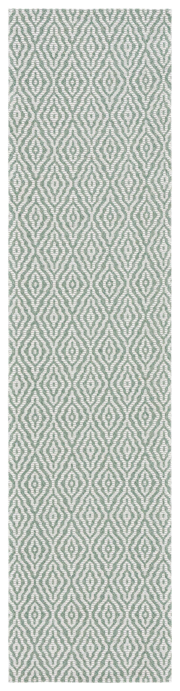 Safavieh Martha Stewart Cotton Area Rug: Elegant Geometric Design For Timeless Home Decor And Comfort Green ,Ivory 100% Cotton Msr484y-4