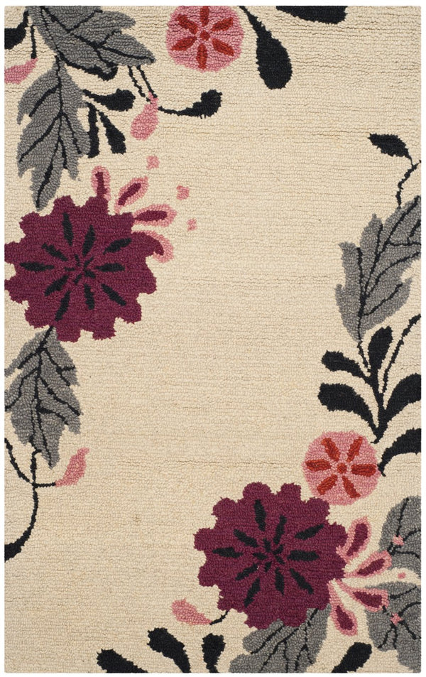 Safavieh Msr4871a Luxurious Hand-tufted Floral Area Rug - Elegant Wool Craftsmanship For Timeless Decor Ivory Wool Pile Msr4871a-3