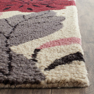 Safavieh Msr4871a Luxurious Hand-tufted Floral Area Rug - Elegant Wool Craftsmanship For Timeless Decor Ivory Wool Pile Msr4871a-3