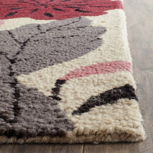 Safavieh Msr4871a Luxurious Hand-tufted Floral Area Rug - Elegant Wool Craftsmanship For Timeless Decor Ivory Wool Pile Msr4871a-3