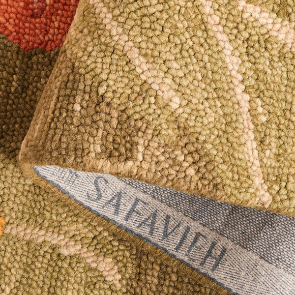 Safavieh Msr4871a Luxurious Hand-tufted Floral Area Rug - Elegant Wool Craftsmanship For Timeless Decor Pup Tent Wool Pile Msr4871b-3