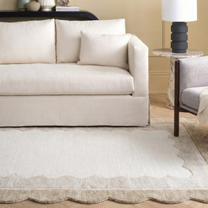 Safavieh Martha Hand-Tufted Beige Ivory Area Rug — Wool-Cotton Blend, Low-Profile Texture For Everyday Style 5'-0" x 8'-0" MSR4952B-58S