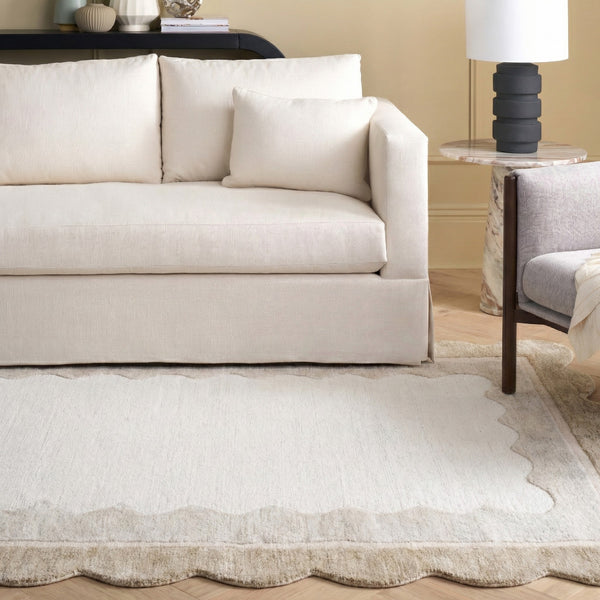 Safavieh Martha Hand-Tufted Beige Ivory Area Rug — Wool-Cotton Blend, Low-Profile Texture For Everyday Style 5'-0" x 8'-0" MSR4952B-58S