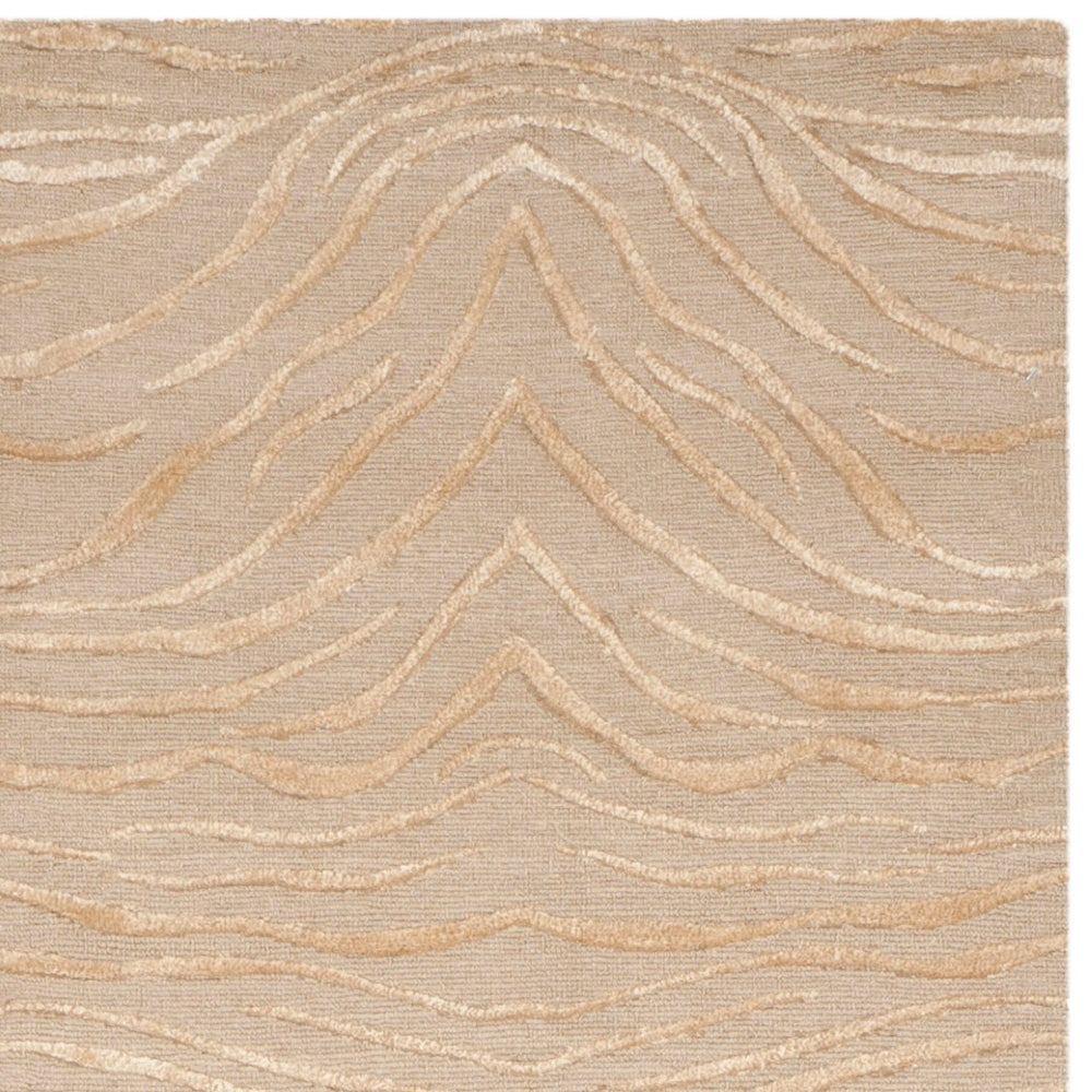 Safavieh Ms Journey Area Rug: Handcrafted Elegance With Luxurious Silk And Wool For Timeless Home Style Desert Silk & Wool Pile Msr5312f-4