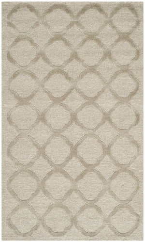 Safavieh Ms Signet Mist Accent Rug – Elegant 2'6" X 4'3" Geometric Design In Soft Hues For Contemporary Spaces Mist Silk & Wool Pile Msr5368c-3