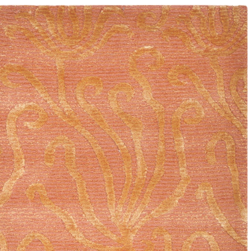 Safavieh Ms Exquisite Area Rug - Luxurious Silk And Wool Blend With Elegant Organic Patterns For Any Room Corraline Silk & Wool Pile Msr5424c-4