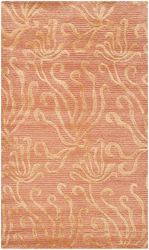 Safavieh Ms Exquisite Area Rug - Luxurious Silk And Wool Blend With Elegant Organic Patterns For Any Room Corraline Silk & Wool Pile Msr5424c-4
