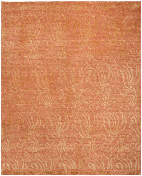 Safavieh Ms Exquisite Area Rug - Luxurious Silk And Wool Blend With Elegant Organic Patterns For Any Room Corraline Silk & Wool Pile Msr5424c-4