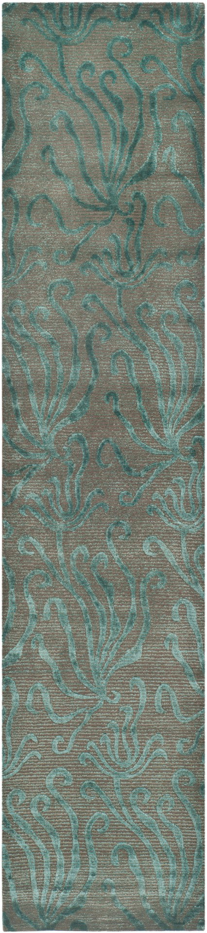 Safavieh Ms Exquisite Area Rug - Luxurious Silk And Wool Blend With Elegant Organic Patterns For Any Room Lagoon Silk & Wool Pile Msr5424d-4