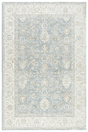Safavieh April Ivory And Blue Floral-Traditional Area Rug — Power-Loomed Polyester/Cotton, Soft Durable Elegance 2'-6" x 4'-0" MSR6210B-24