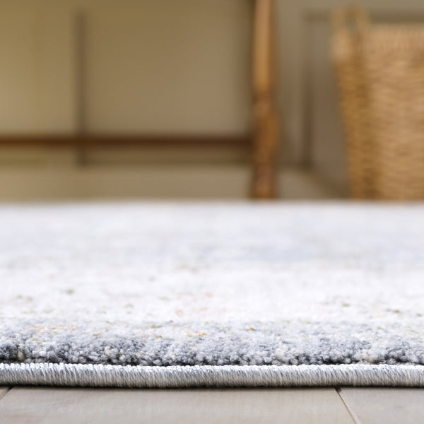 Safavieh April Ivory And Blue Floral-Traditional Area Rug — Power-Loomed Polyester/Cotton, Soft Durable Elegance 2'-6" x 4'-0" MSR6210B-24