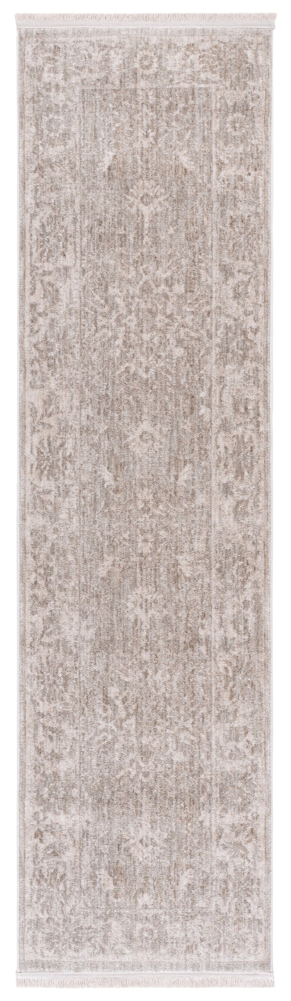 Safavieh April Floral-Traditional Area Rug In Ivory & Light Grey — Power-Loomed Polyester-Cotton Blend Comfort And Durability For Elegant Living Spaces 2'-6" x 4'-0" MSR6212C-24