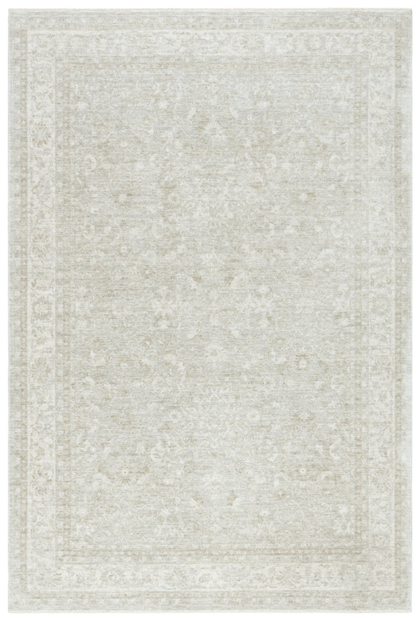 Safavieh April Floral-Traditional Area Rug In Ivory & Light Grey — Power-Loomed Polyester-Cotton Blend Comfort And Durability For Elegant Living Spaces 2'-6" x 4'-0" MSR6212C-24