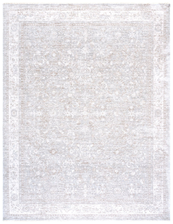 Safavieh April Floral-Traditional Area Rug In Ivory & Light Grey — Power-Loomed Polyester-Cotton Blend Comfort And Durability For Elegant Living Spaces 2'-6" x 4'-0" MSR6212C-24