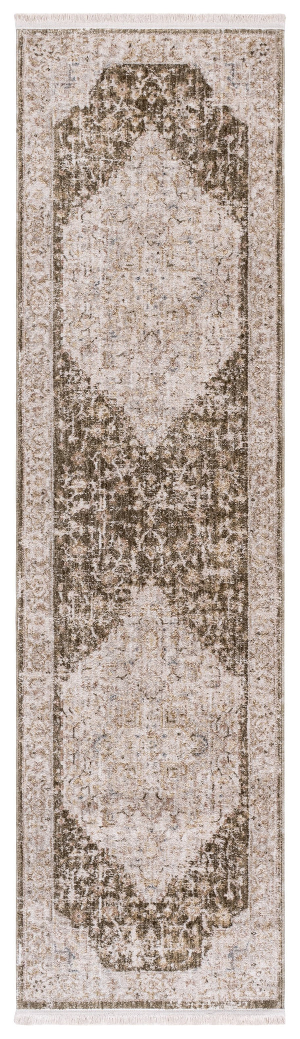 Safavieh April Timeless Oriental-Traditional Area Rug In Ivory And Sage—Durable Power-Loomed, Soft-Touch Fibers, Stain-Resistant Elegance For Living Rooms And Formal Spaces 2'-6" x 4'-0" MSR6218A-24