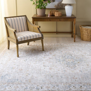 Safavieh April Timeless Oriental-Traditional Area Rug In Ivory And Sage—Durable Power-Loomed, Soft-Touch Fibers, Stain-Resistant Elegance For Living Rooms And Formal Spaces 2'-6" x 4'-0" MSR6218A-24