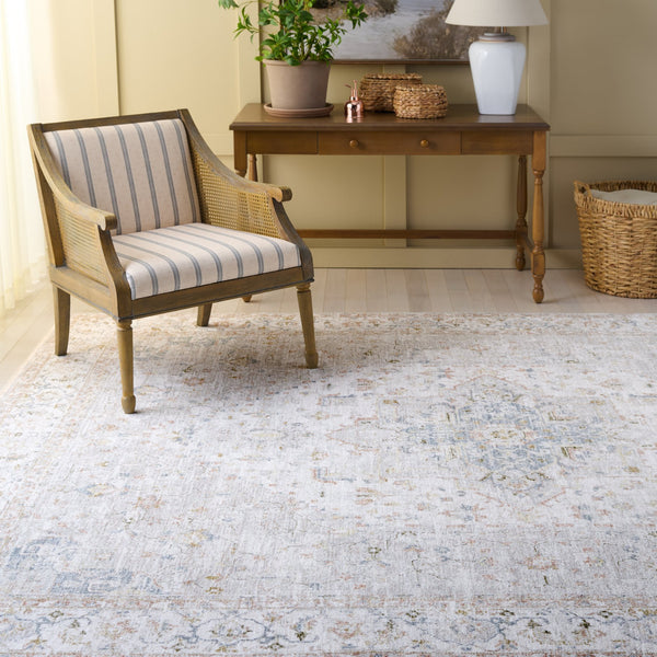 Safavieh April Timeless Oriental-Traditional Area Rug In Ivory And Sage—Durable Power-Loomed, Soft-Touch Fibers, Stain-Resistant Elegance For Living Rooms And Formal Spaces 2'-6" x 4'-0" MSR6218A-24