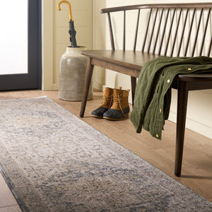 Safavieh April 218B Area Rug — Ivory And Grey Oriental-Traditional Design, Plush Cotton-Blend Durability 2'-6" x 4'-0" MSR6218B-24