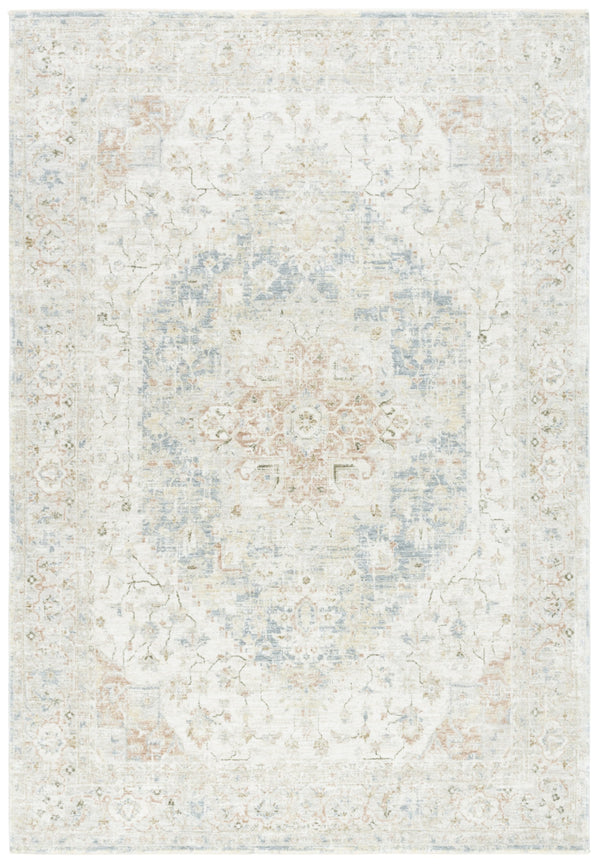 Safavieh April 218B Area Rug — Ivory And Grey Oriental-Traditional Design, Plush Cotton-Blend Durability 2'-6" x 4'-0" MSR6218B-24