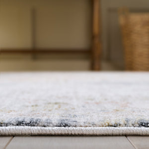 Safavieh April 218B Area Rug — Ivory And Grey Oriental-Traditional Design, Plush Cotton-Blend Durability 2'-6" x 4'-0" MSR6218B-24