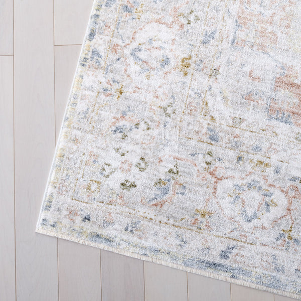 Safavieh April 218B Area Rug — Ivory And Grey Oriental-Traditional Design, Plush Cotton-Blend Durability 2'-6" x 4'-0" MSR6218B-24