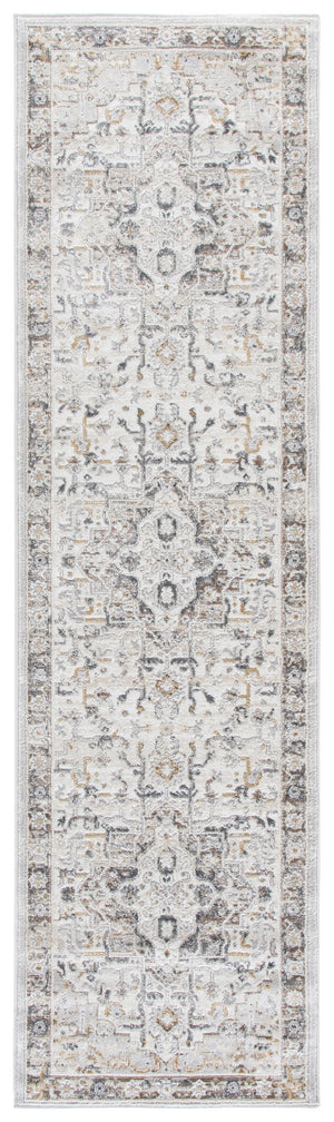 Safavieh Msr Mulberry 5X7 Ivory Grey Area Rug — Low-Profile 3/8" Pile, Power-Loomed Turkey, Durable Blend Elegance MSR6410A-5