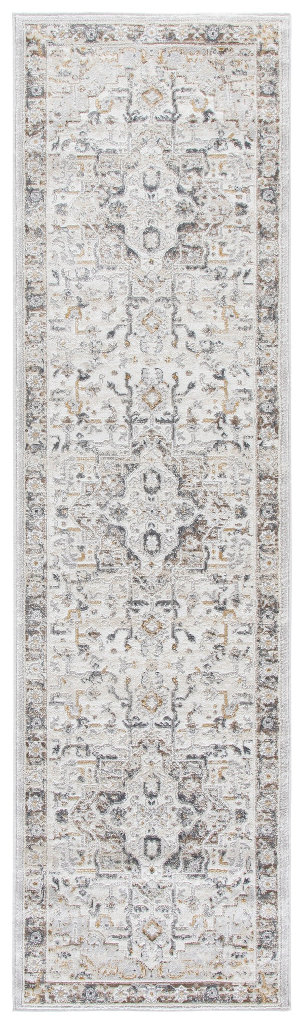 Safavieh Msr Mulberry 5X7 Ivory Grey Area Rug — Low-Profile 3/8" Pile, Power-Loomed Turkey, Durable Blend Elegance MSR6410A-5
