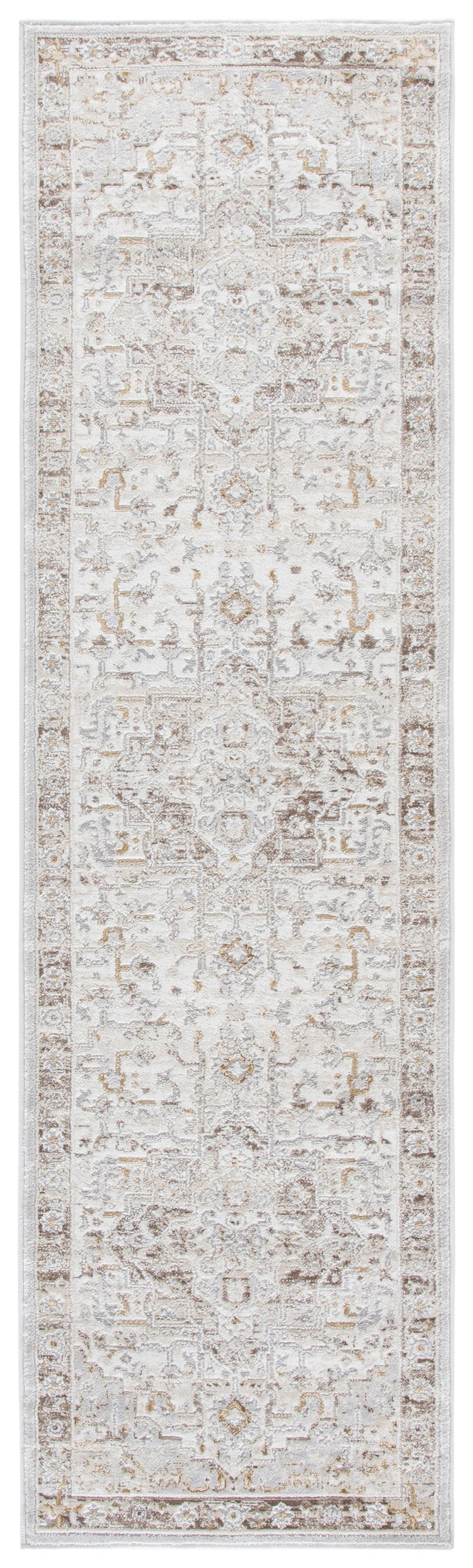 Safavieh Msr Mulberry 5X7 Ivory Light Grey Area Rug — Low-Profile 3/8" Pile, Turkish Power-Loomed Durability, Soft Blend MSR6410B-5
