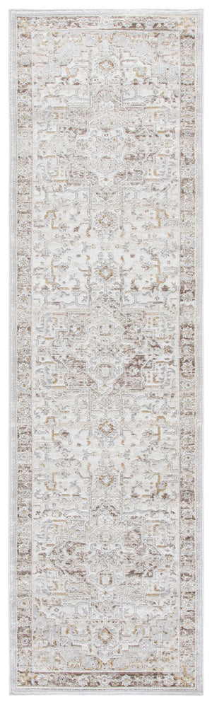 Safavieh Msr Mulberry 5X7 Ivory Light Grey Area Rug — Low-Profile 3/8" Pile, Turkish Power-Loomed Durability, Soft Blend MSR6410B-5