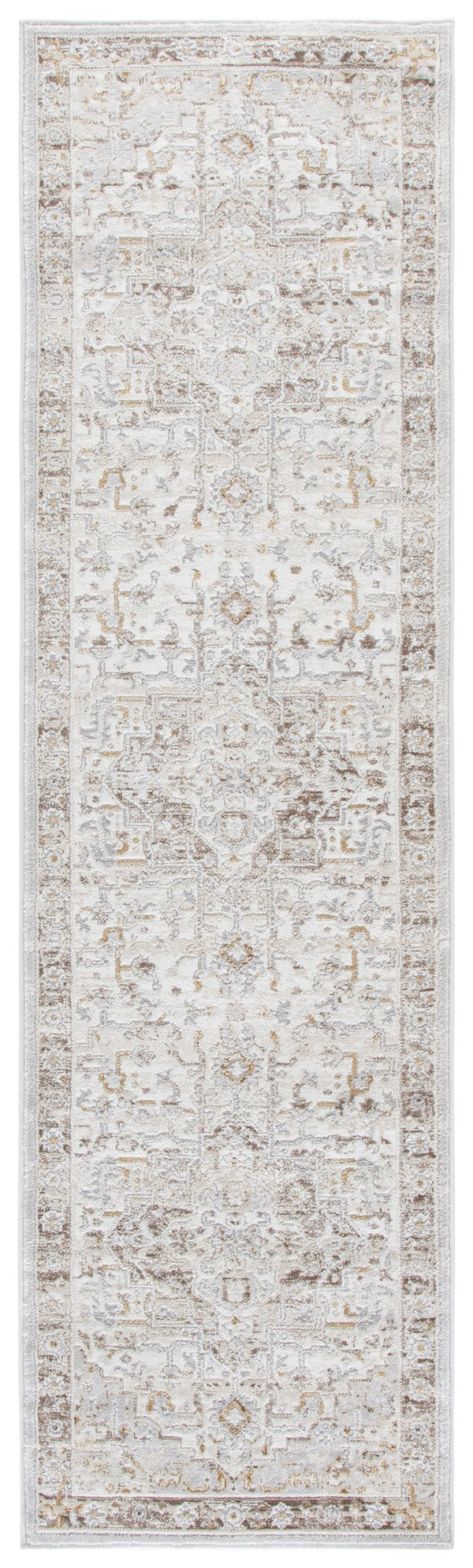 Safavieh Msr Mulberry 5X7 Ivory Light Grey Area Rug — Low-Profile 3/8" Pile, Turkish Power-Loomed Durability, Soft Blend MSR6410B-5
