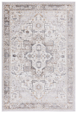 Safavieh Msr Mulberry 5X7 Ivory Light Grey Area Rug — Low-Profile 3/8" Pile, Turkish Power-Loomed Durability, Soft Blend MSR6410B-5