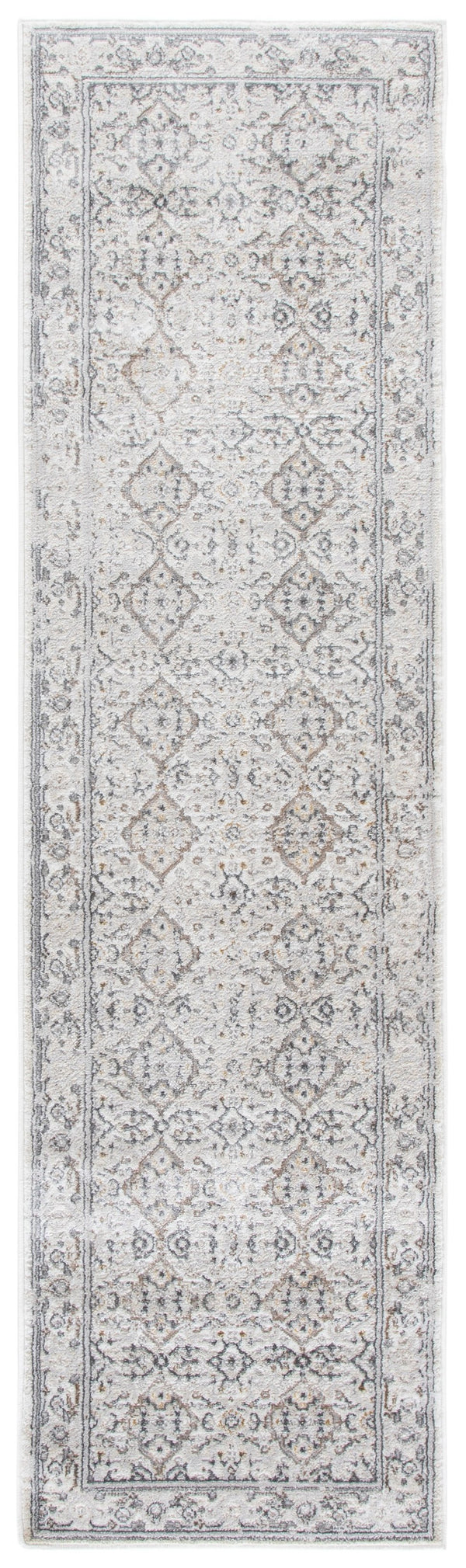 Safavieh Msr Mulberry 6416A Ivory Light Grey 5X7 Low Pile Area Rug – Power-Loomed Turkey, Durable Soft Blend MSR6416A-5