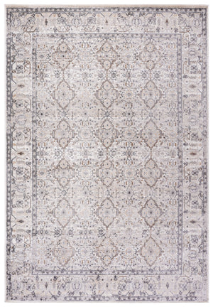 Safavieh Msr Mulberry 6416A Ivory Light Grey 5X7 Low Pile Area Rug – Power-Loomed Turkey, Durable Soft Blend MSR6416A-5