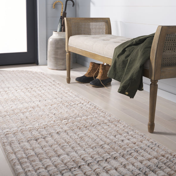 Safavieh Martha Modern Runner Area Rug - Hand-loomed Luxury For Hallways, Eco-friendly Softness & Style Beige 80% Pet And 20% Cotton Msr7301b-28