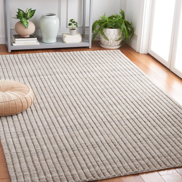 Safavieh Martha Modern Runner Area Rug - Hand-loomed Luxury For Hallways, Eco-friendly Softness & Style Beige 80% Pet And 20% Cotton Msr7301b-5