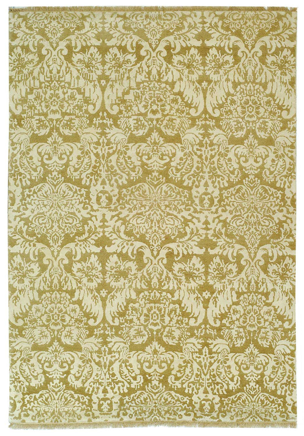 Safavieh Ms Damask Luxury Rug - Handcrafted Wool & Linen With Intricate Floral Motifs For Timeless Elegance Pedestal Wool And Linen Msr7364a-cnr