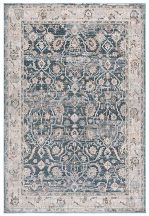 Safavieh Martha Serenity Blue-Grey Area Rug 5X7, Power-Loomed Turkey, Low 3/8" Pile, Durable Stain-Resistant Elegance MSR754M-5