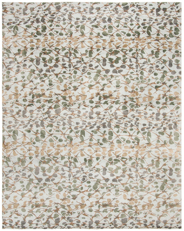 Safavieh Msr Hand-knotted Area Rug - Timeless Luxury With Intricate Floral Motifs For Elegant Home Decor S.House Slt Blu 90% Wool,10% Silk Msr8641a-cnr