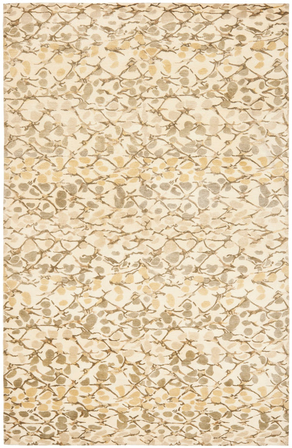 Safavieh Msr Hand-knotted Area Rug - Timeless Luxury With Intricate Floral Motifs For Elegant Home Decor B Wheat F Bge 90% Wool,10% Silk Msr8641c-cnr