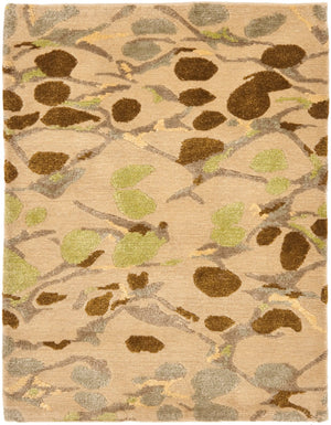 Safavieh Msr Hand-knotted Area Rug - Timeless Luxury With Intricate Floral Motifs For Elegant Home Decor Sprout Green 90% Wool,10% Silk Msr8641d-cnr