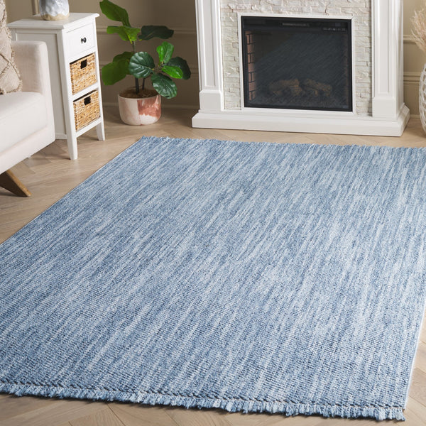 Safavieh Martha Elegant Power-loomed Area Rug For Luxurious Comfort And Timeless Sophistication In Any Space Blue 78% Polyester,14% Cotton,8% Latex Msr920m-7sq