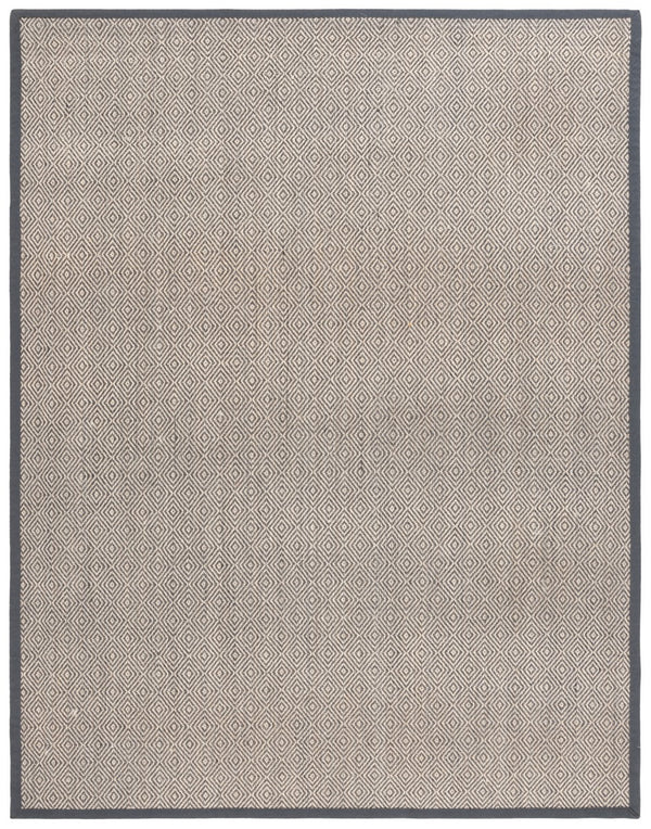 Safavieh Msr9441 Natural Fiber Power Loomed  Rug Natural / Dark Grey 9' x 12'