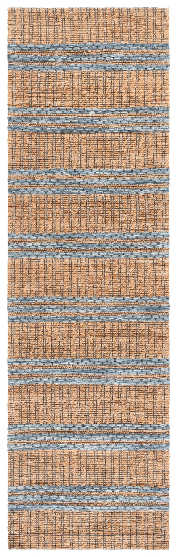 Safavieh Martha Hand-Tufted Natural & Light Blue Area Rug, 8X10 Artisan Jute-Wool-Cotton Blend For Modern Homes 9'-0" x 12'-0" MSR9525L-9