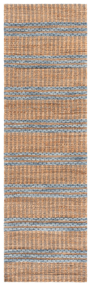 Safavieh Martha Hand-Tufted Natural Jute Wool Cotton Rug In Light Blue — Coastal Minimal Design, Durable Comfort 4'-0" x 6'-0" MSR9525L-4
